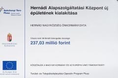 Hernádi Alapszolgáltatási Központ új épületének átadója 2025. január 31.