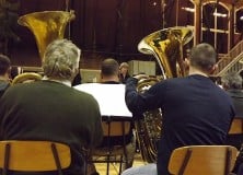 Koncertre készül a Kistérségi Fúvószenekar