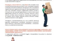 Munkalehetőség – akár azonnal!