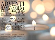Adventi hangverseny a katolikus templomban