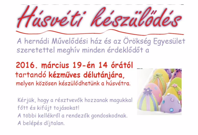 Húsvéti készülődés