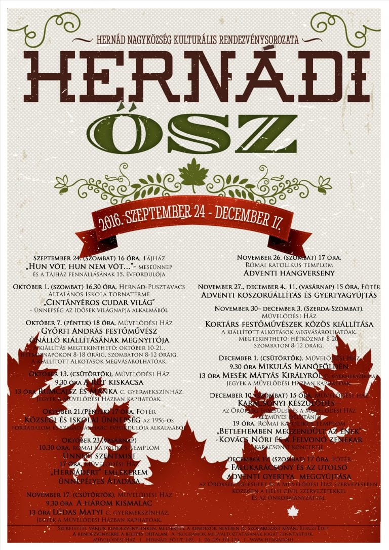Hernádi Ősz 2016