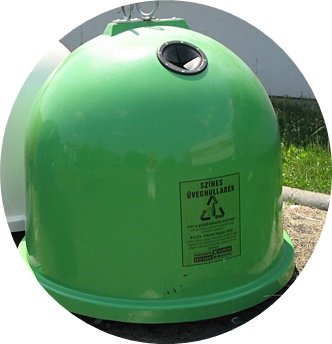 Új helyen az üveggyűjtő