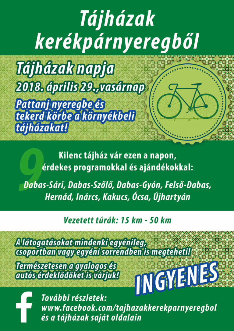 Tájházak kerékpárnyeregből