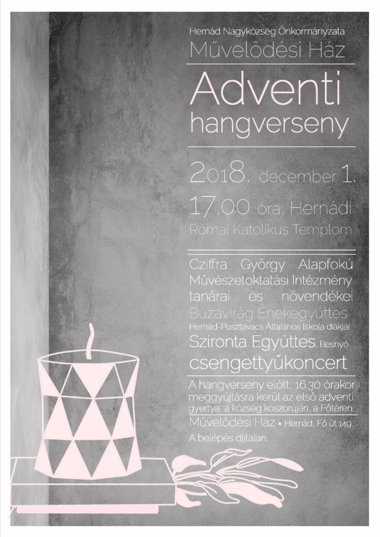 Hangversennyel kezdődik az advent