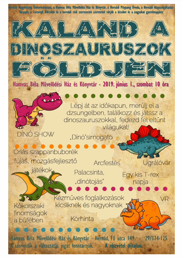 Kaland a dinoszauruszok földjén