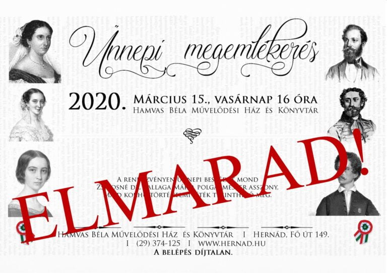 Elmarad az ünnepi program