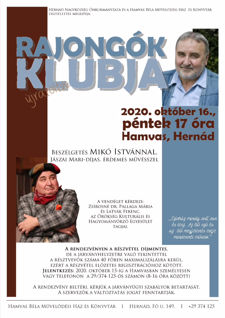 Rajongók Klubja újratöltve!