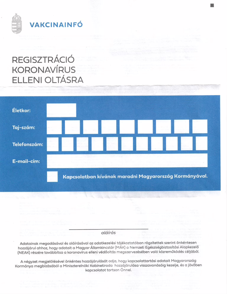 Segítséget nyújtunk az oltás-regisztrációhoz