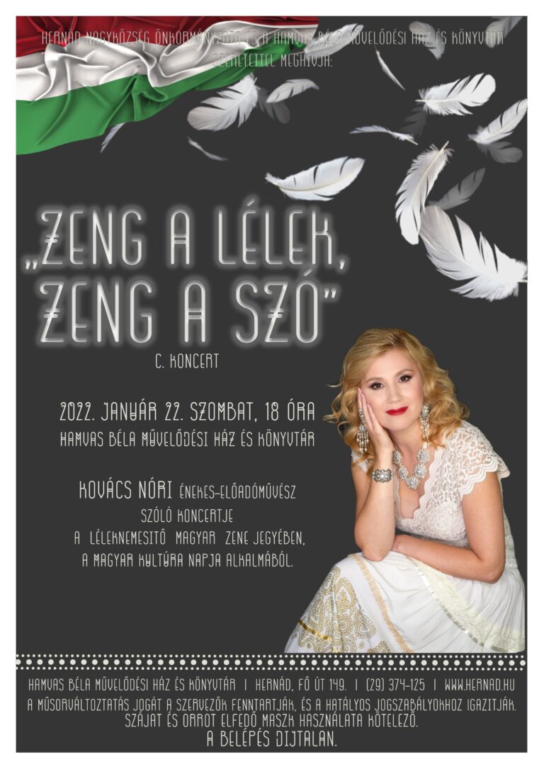 „Zeng a lélek, zeng a szó” – a magyar kultúra napján
