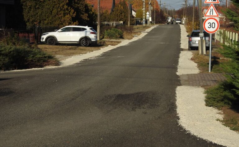 Elkészült a Kossuth Lajos utca szélesítése és felújítása