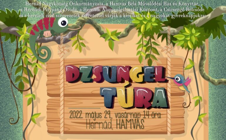 Dzsungeltúrára indulunk a gyermeknapon!