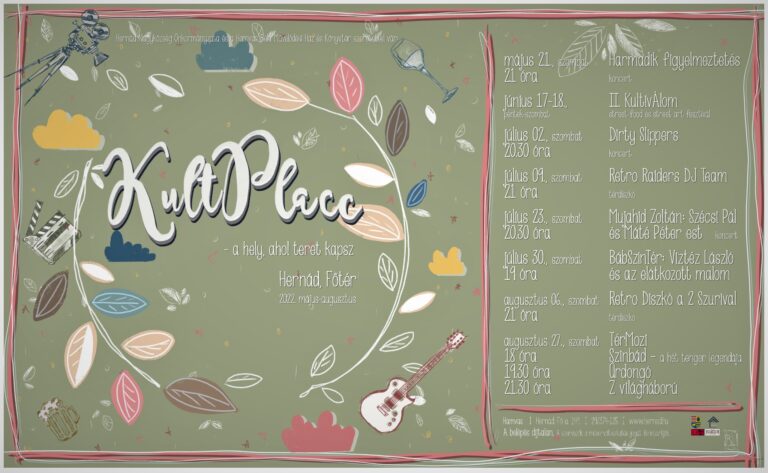 A KultPlacc nyári programjai
