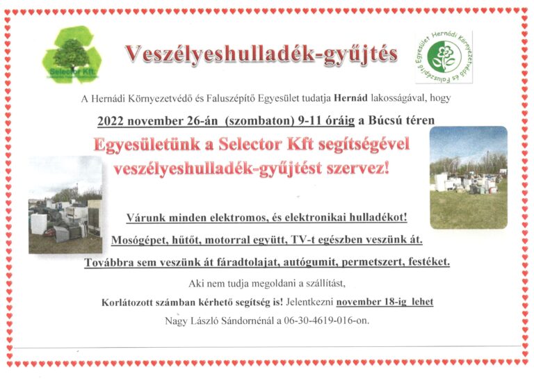 Szabaduljon meg legálisan veszélyes hulladékától!