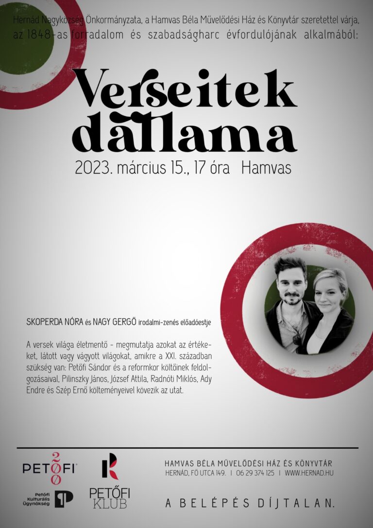 Ünnepség és előadóest az 1848/49-es forradalom és szabadságharc évfordulóján