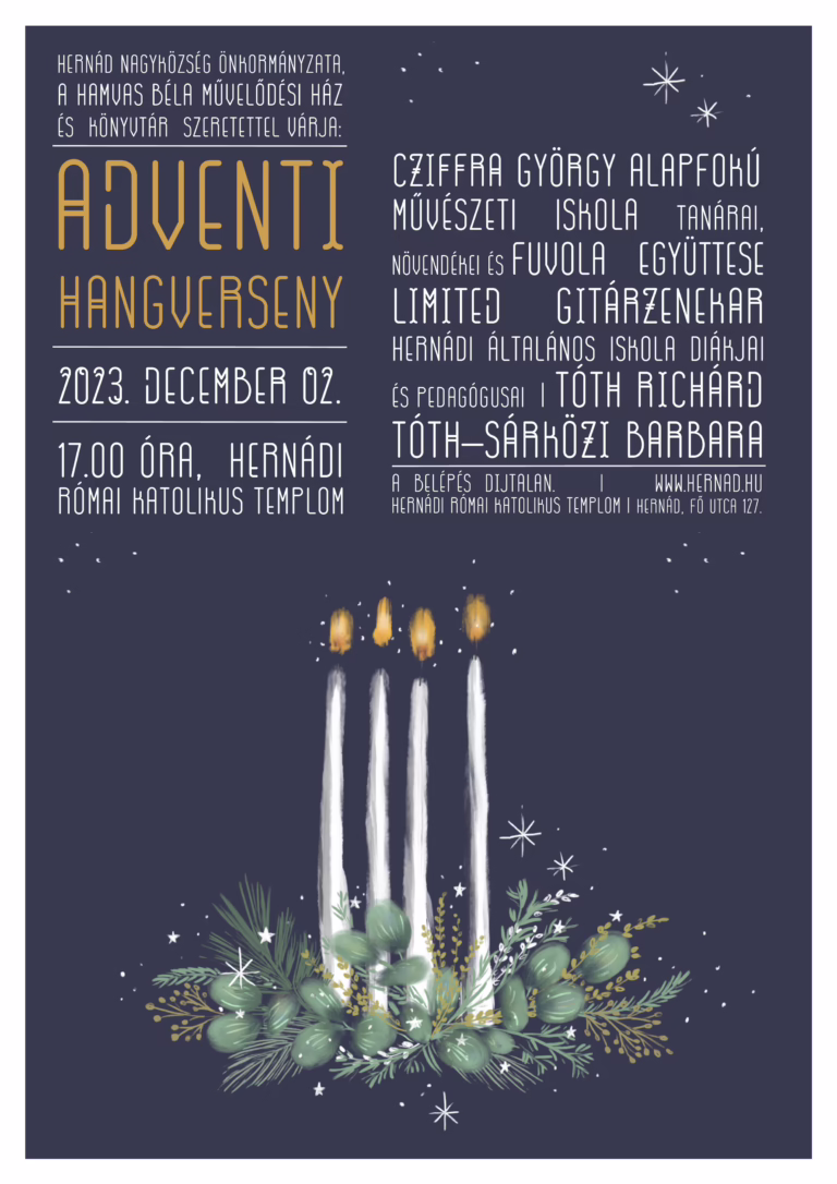 Hangversennyel kezdődik az advent