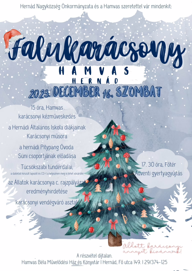 Falukarácsonyi programok