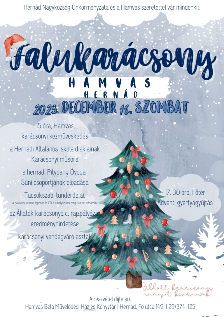 Falukarácsonyi programok