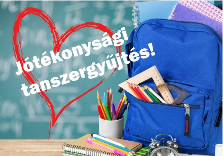 A Hernádi Alapszolgáltatási Központ jótékonysági tanszergyűjtést szervez!