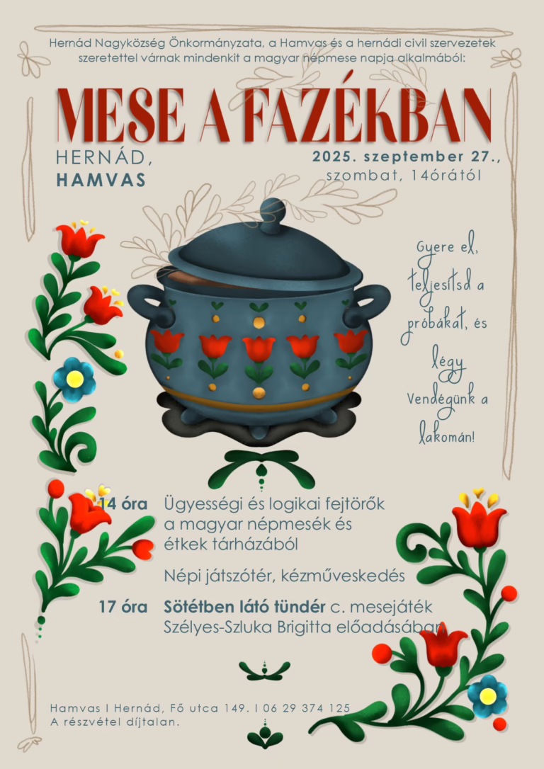 Mese a fazékban – kulturális és gasztronómiai rendezvény