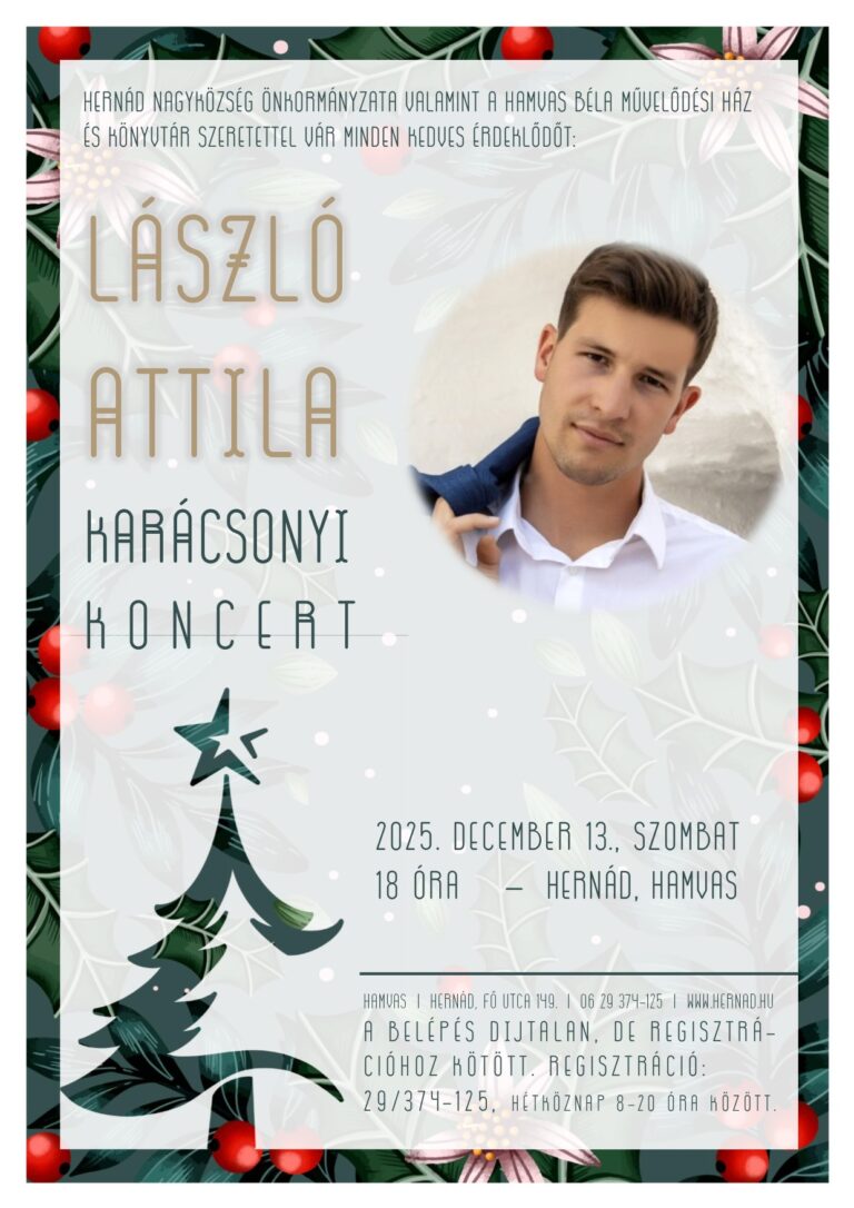 László Attila karácsonyi koncertje